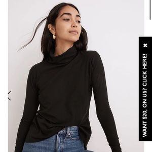 Madewell whisper turtleneck longsleeve